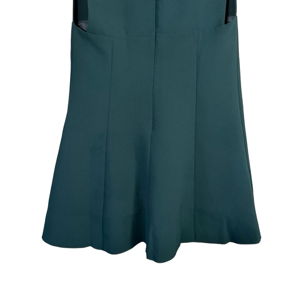 Wilfred Aritzia Montbrun Jewel Tone Dark Green Dress Size 6 Classic Minimalist - Picture 12 of 12